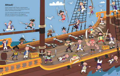 PIRATE STICKER BOOK (PB) (NEW)