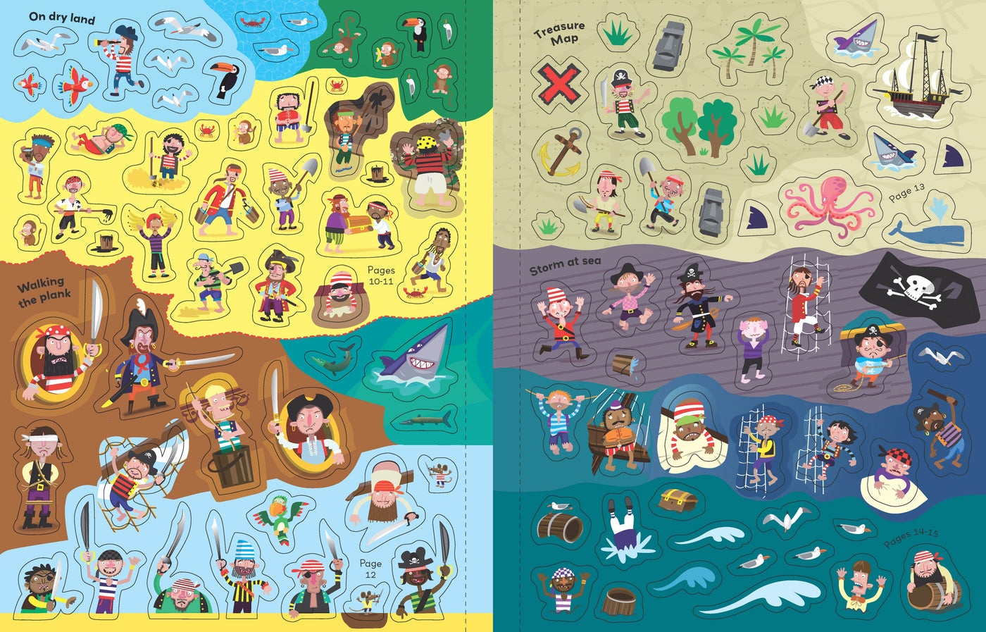 PIRATE STICKER BOOK (PB) (NEW)