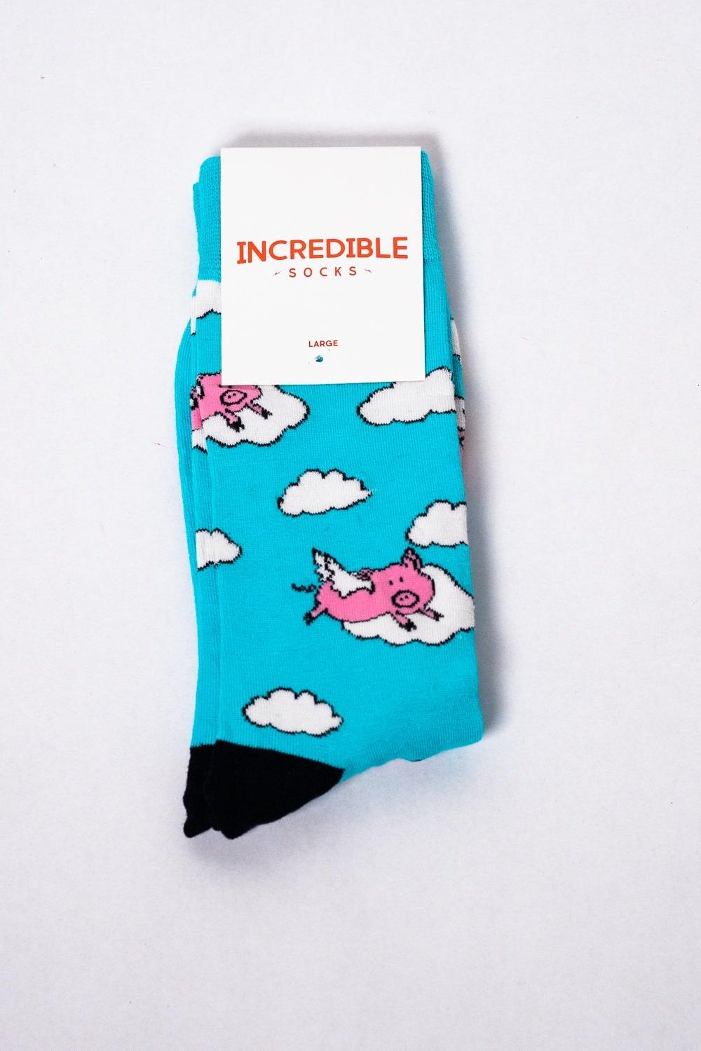 Incredible Socks Pigs Will Fly Womens