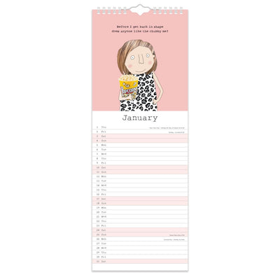 ROSIE MADE A THING SLIM CALENDAR 2026