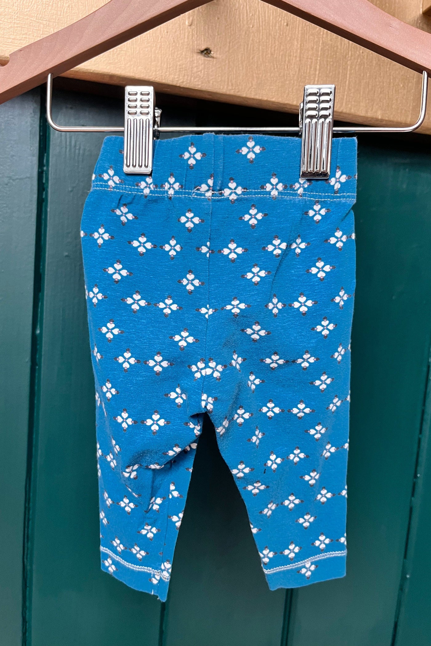 Re-Wear Albababy Blue Multi Leggings-Re-Wear-Ohh! By Gum - Shop Sustainable