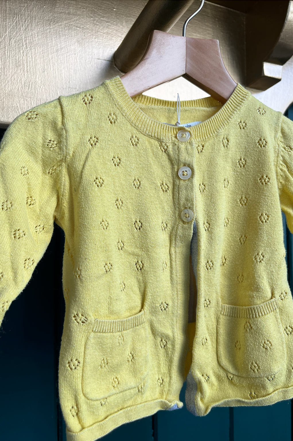 Re-Wear Baby Boden Yellow Cardigan-Re-Wear-Ohh! By Gum - Shop Sustainable