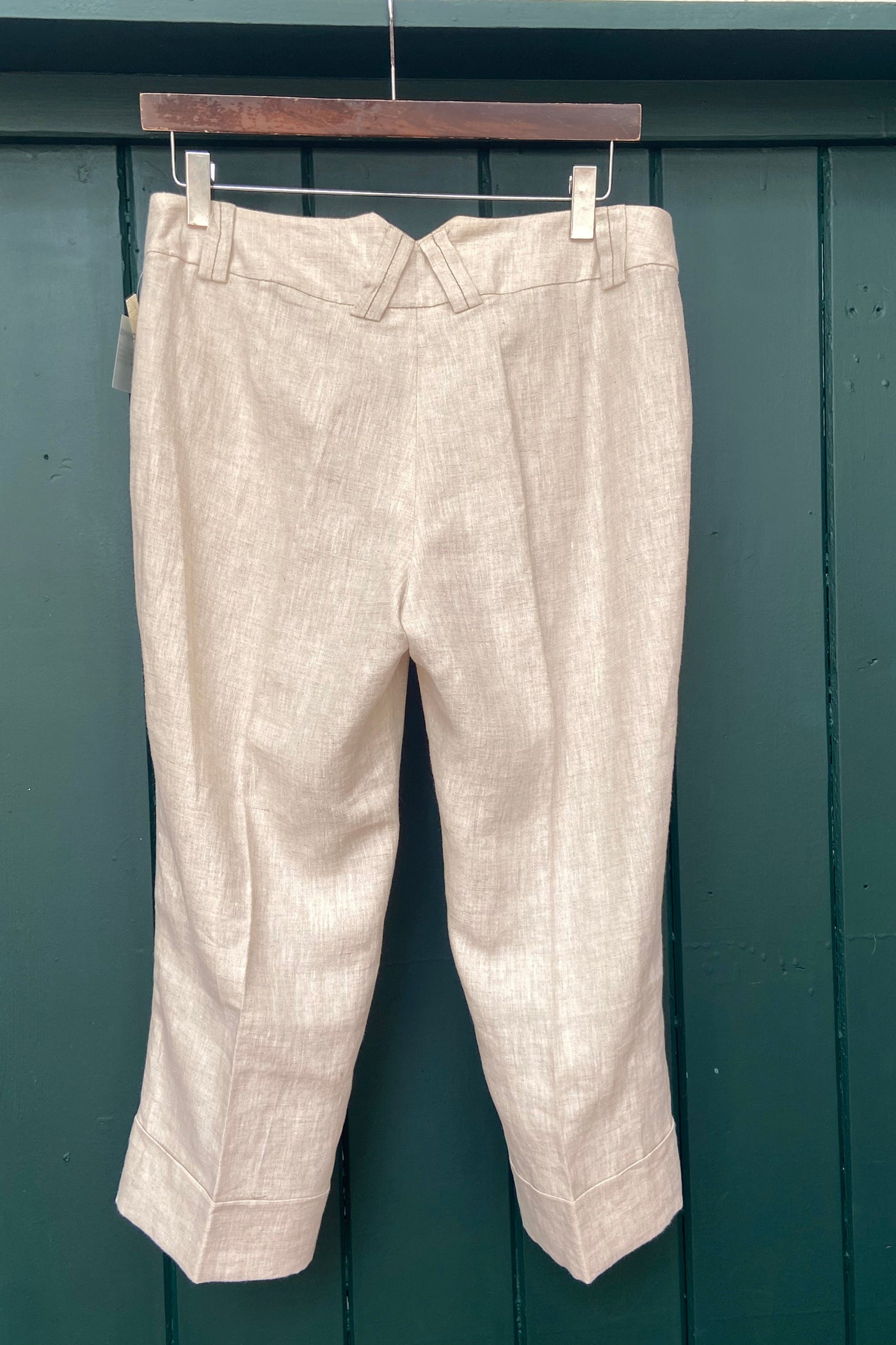 Re-Wear Bandolera Linen Cropped Trousers-Re-Wear-Ohh! By Gum - Shop Sustainable