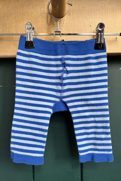 Re-Wear Blade & Rose Blue Striped Tights-Re-Wear-Ohh! By Gum - Shop Sustainable