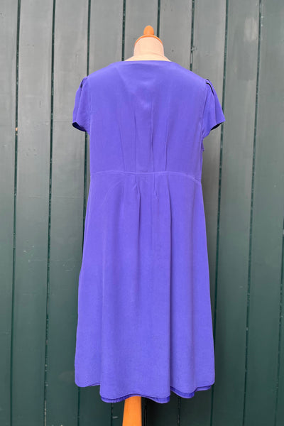 Re-Wear Boden Violet Silk Dress-Re-Wear-Ohh! By Gum - Shop Sustainable