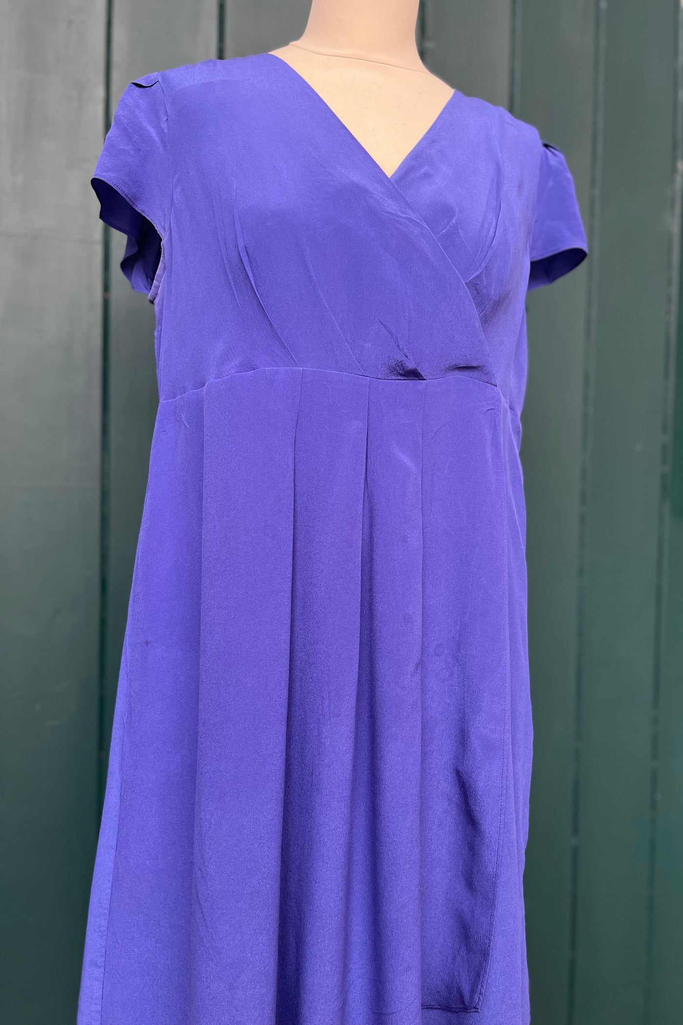 Re-Wear Boden Violet Silk Dress-Re-Wear-Ohh! By Gum - Shop Sustainable