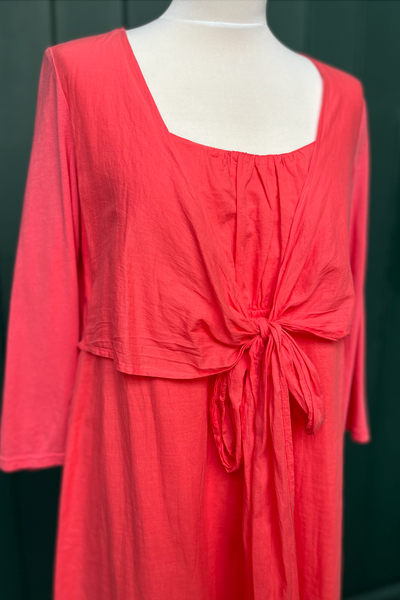 Re-Wear Braintree Coral Dress-Re-Wear-Ohh! By Gum - Shop Sustainable