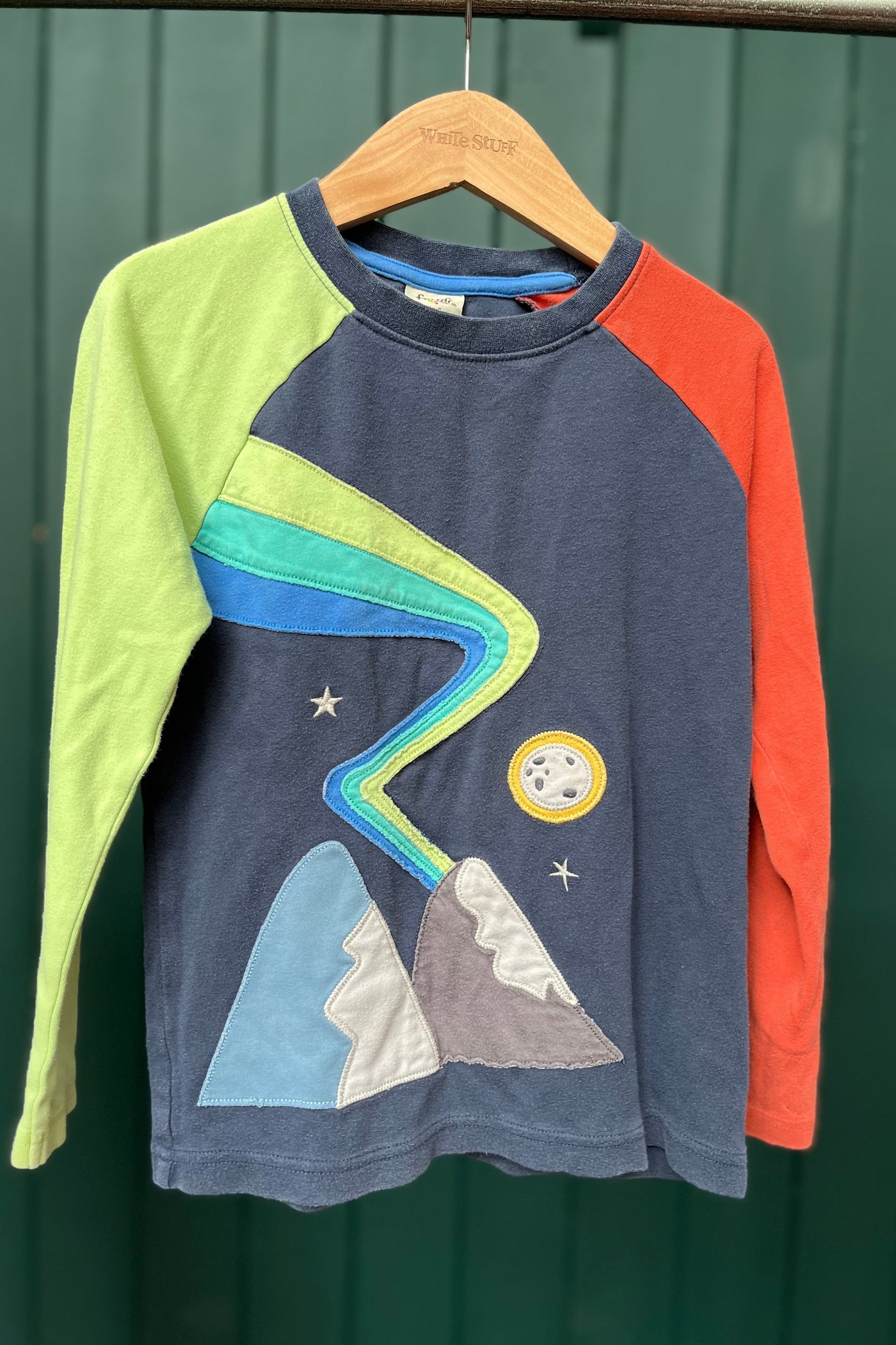 Re-Wear Frugi Navy Multi Mountain Night Top-Re-Wear-Ohh! By Gum - Shop Sustainable