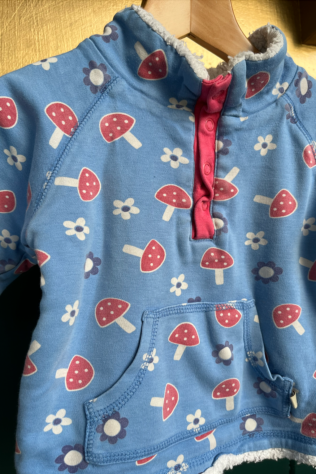 Re-Wear Frugi Toadstool Snuggle Fleece-Re-Wear-Ohh! By Gum - Shop Sustainable