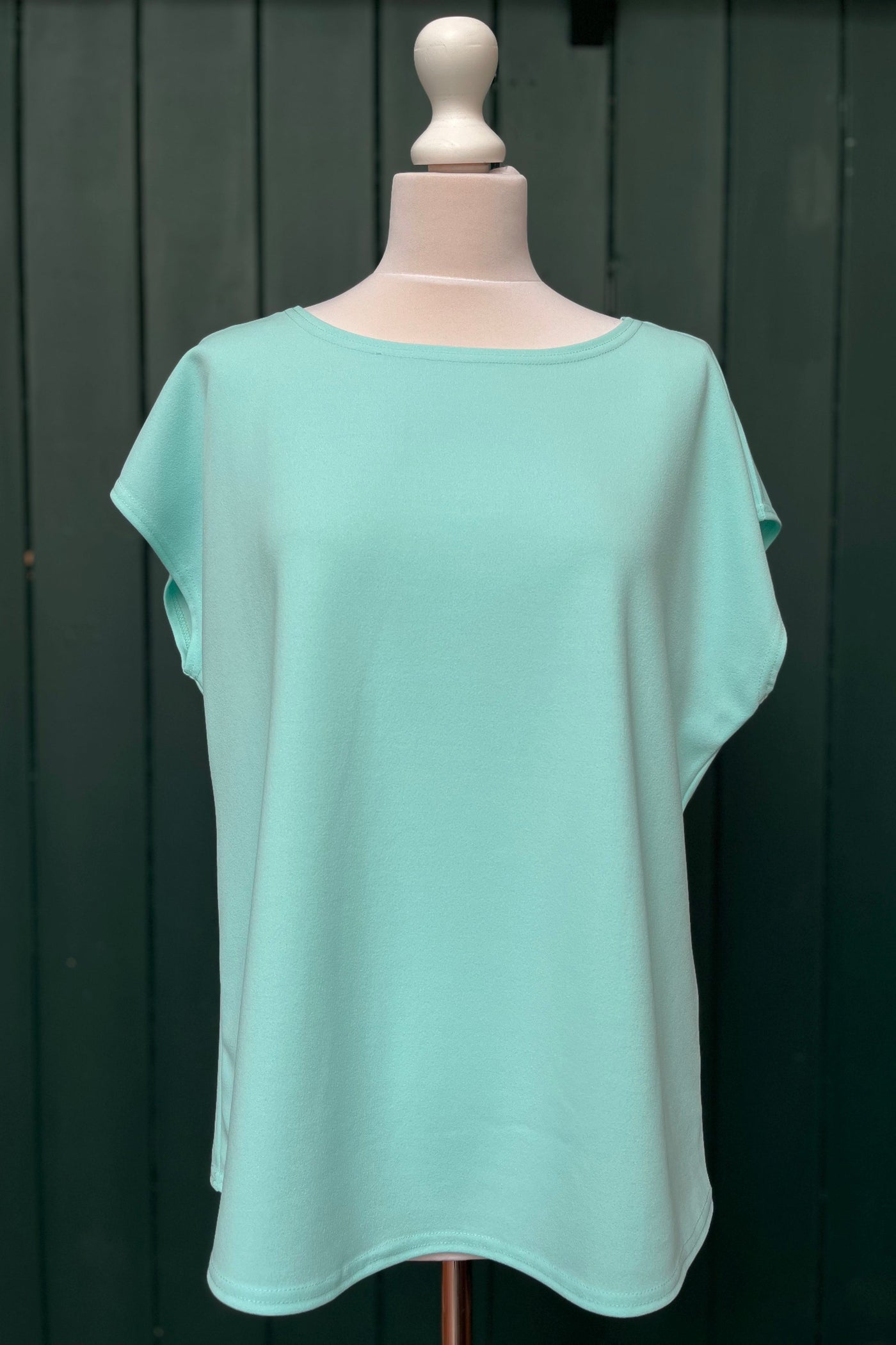 Re-Wear Gerard Turquoise Top-Re-Wear-Ohh! By Gum - Shop Sustainable