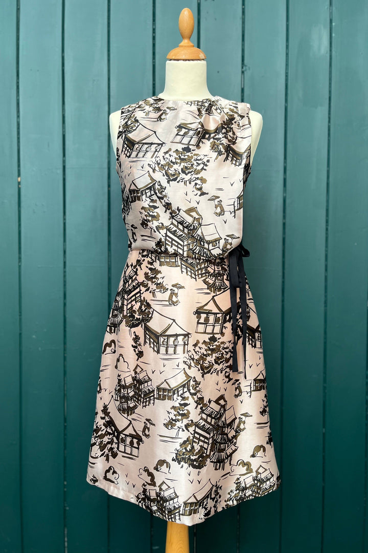 House print dress hot sale