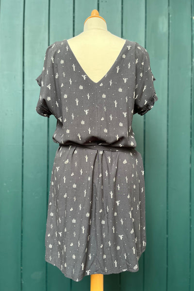 Re-Wear Harris Wilson Grey Cactus Dress-Re-Wear-Ohh! By Gum - Shop Sustainable