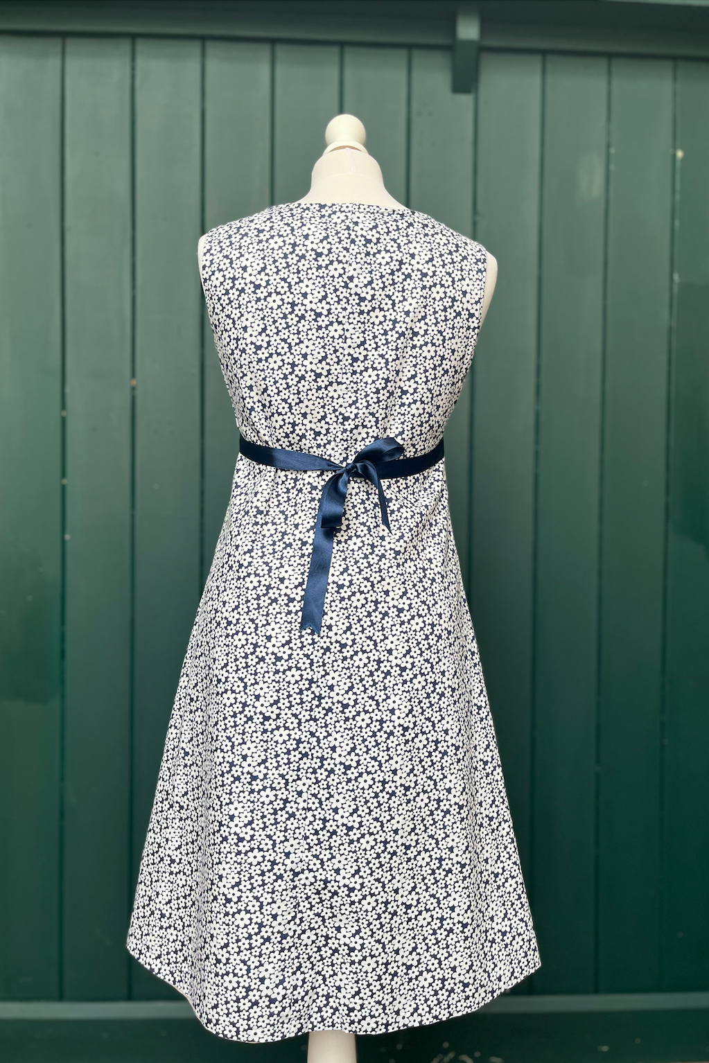 Re-Wear Homemade Navy & White Dress-Re-Wear-Ohh! By Gum - Shop Sustainable