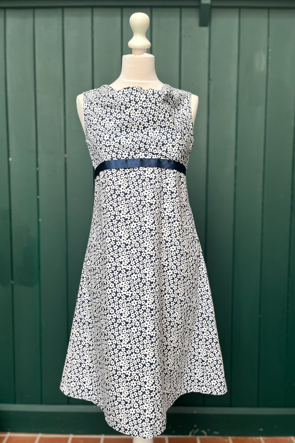 Re-Wear Homemade Navy & White Dress-Re-Wear-Ohh! By Gum - Shop Sustainable