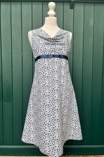 Re-Wear Homemade Navy & White Dress-Re-Wear-Ohh! By Gum - Shop Sustainable