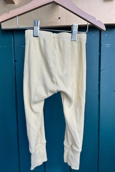 Re-Wear Linder Baby Yellow Ribbed Cuffed Bottoms-Re-Wear-Ohh! By Gum - Shop Sustainable