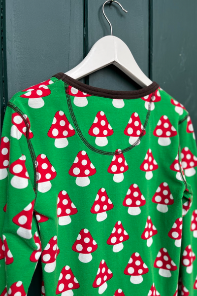 Re-Wear Maxomorra Toadstool Long Sleeved Top in XS (12 - 13yrs)-Re-Wear-Ohh! By Gum - Shop Sustainable
