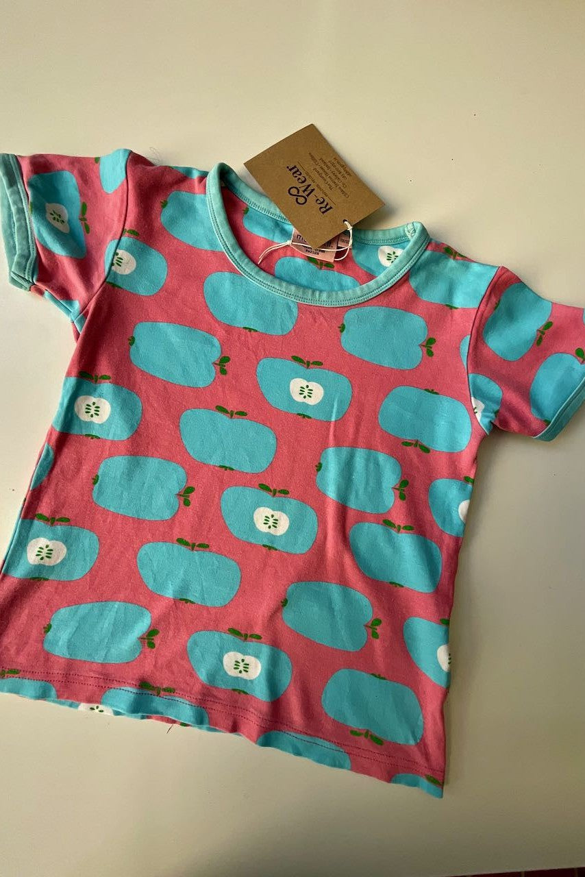 Re-Wear Moromi Apple Top in size 6-7 yrs-Re-Wear-Ohh! By Gum - Shop Sustainable
