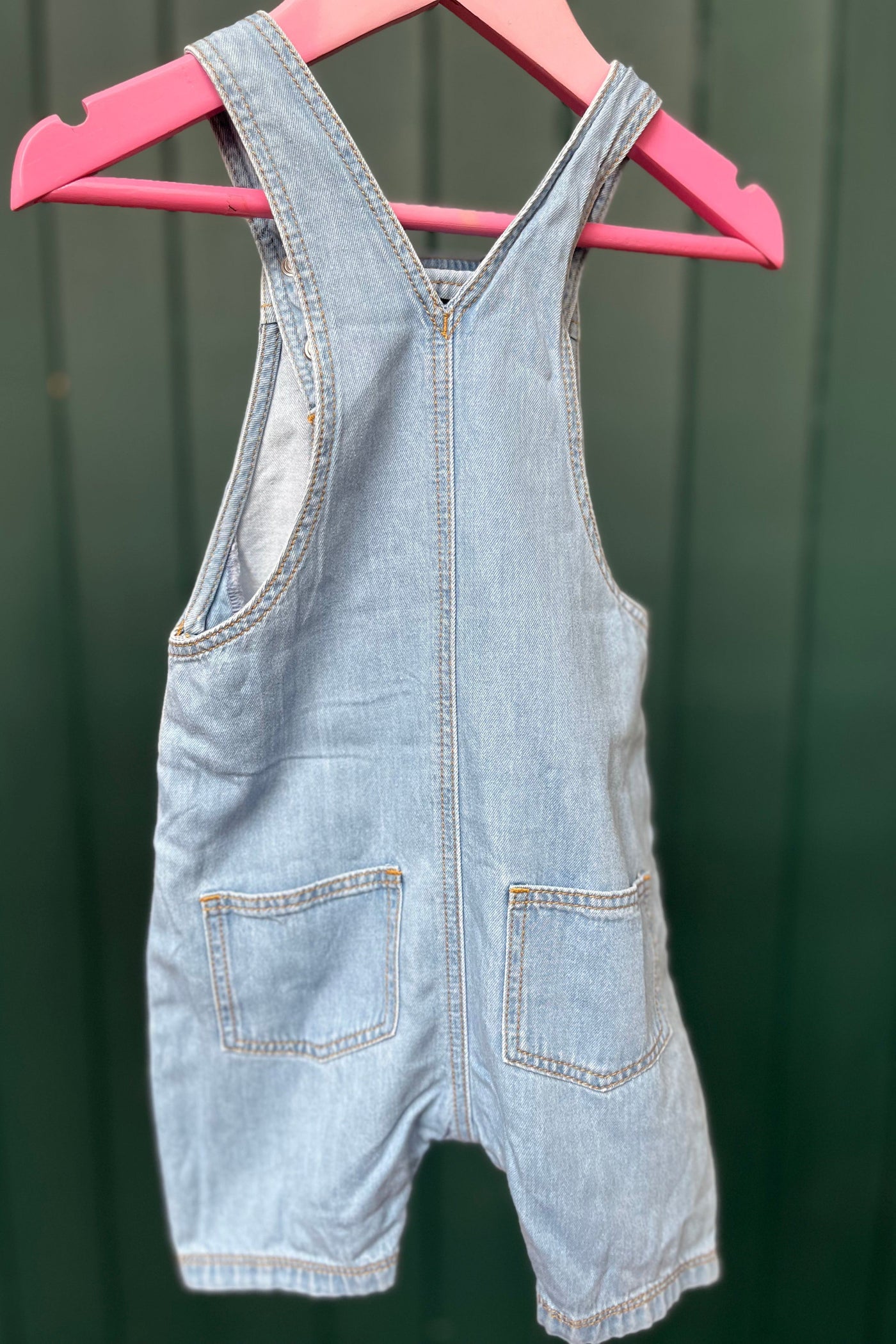 Re-Wear Petit Bateau Dungarees with Snaps-Re-Wear-Ohh! By Gum - Shop Sustainable