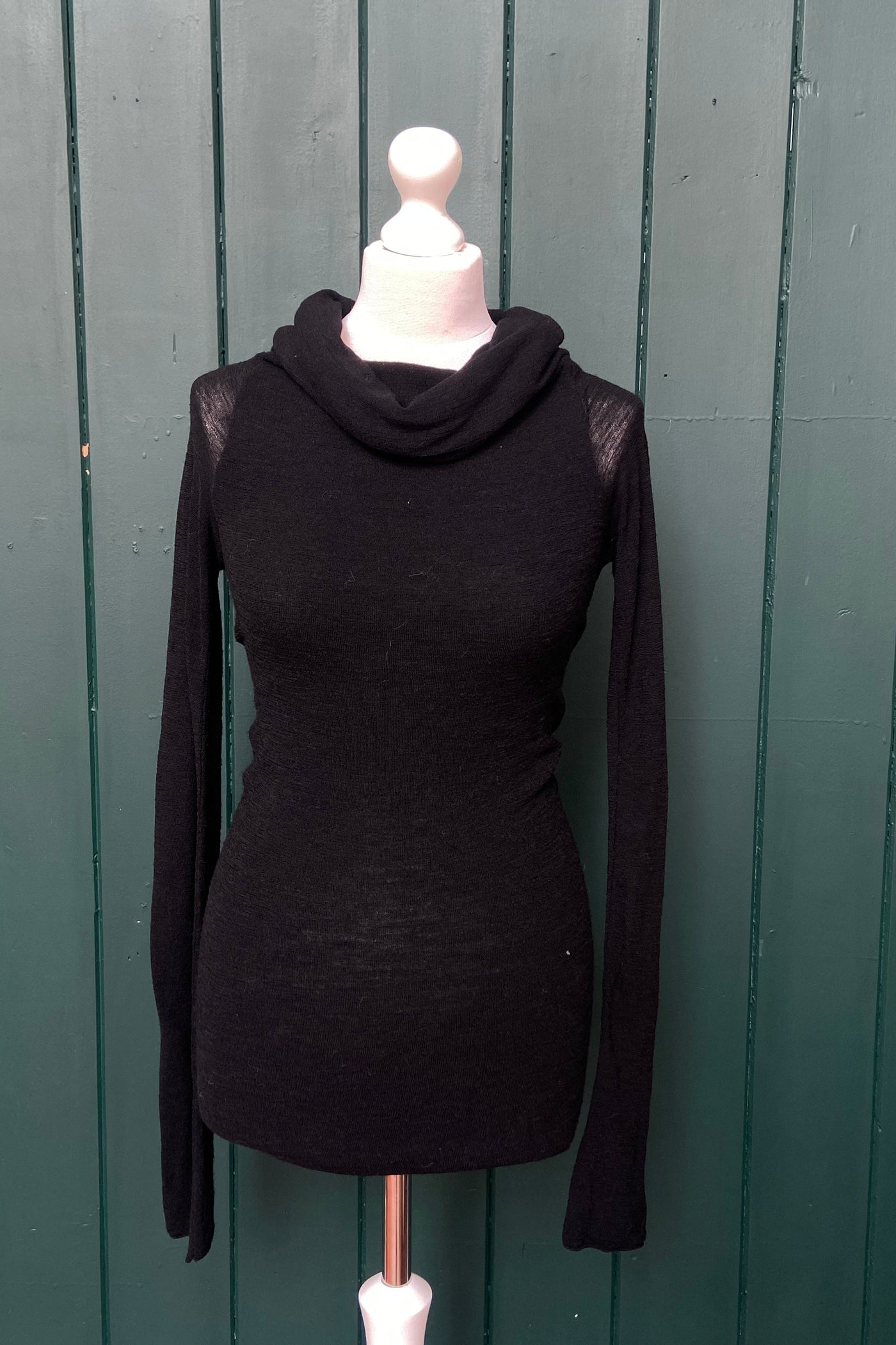 Re-Wear Sarah Pacini Long Sleeved Double Roll Down Neck Sweater-Re-Wear-Ohh! By Gum - Shop Sustainable