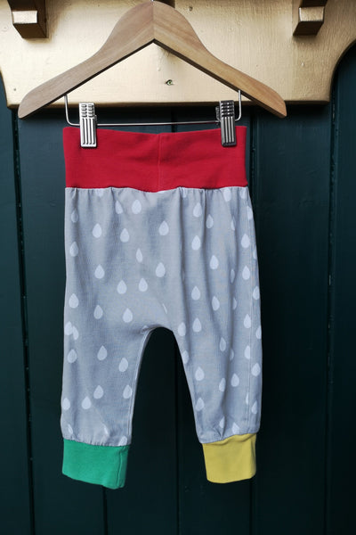 Re-Wear Toby Tiger Grey Drop Trousers in 6 - 12 mths-Re-Wear-Ohh! By Gum - Shop Sustainable