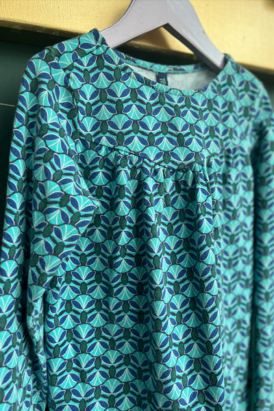 Re-Wear Tranquillo Blue/Green Top-Re-Wear-Ohh! By Gum - Shop Sustainable