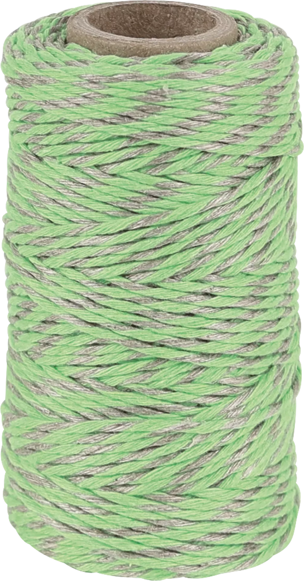 Redecker Flax Yarn, green/natural colour, 55m