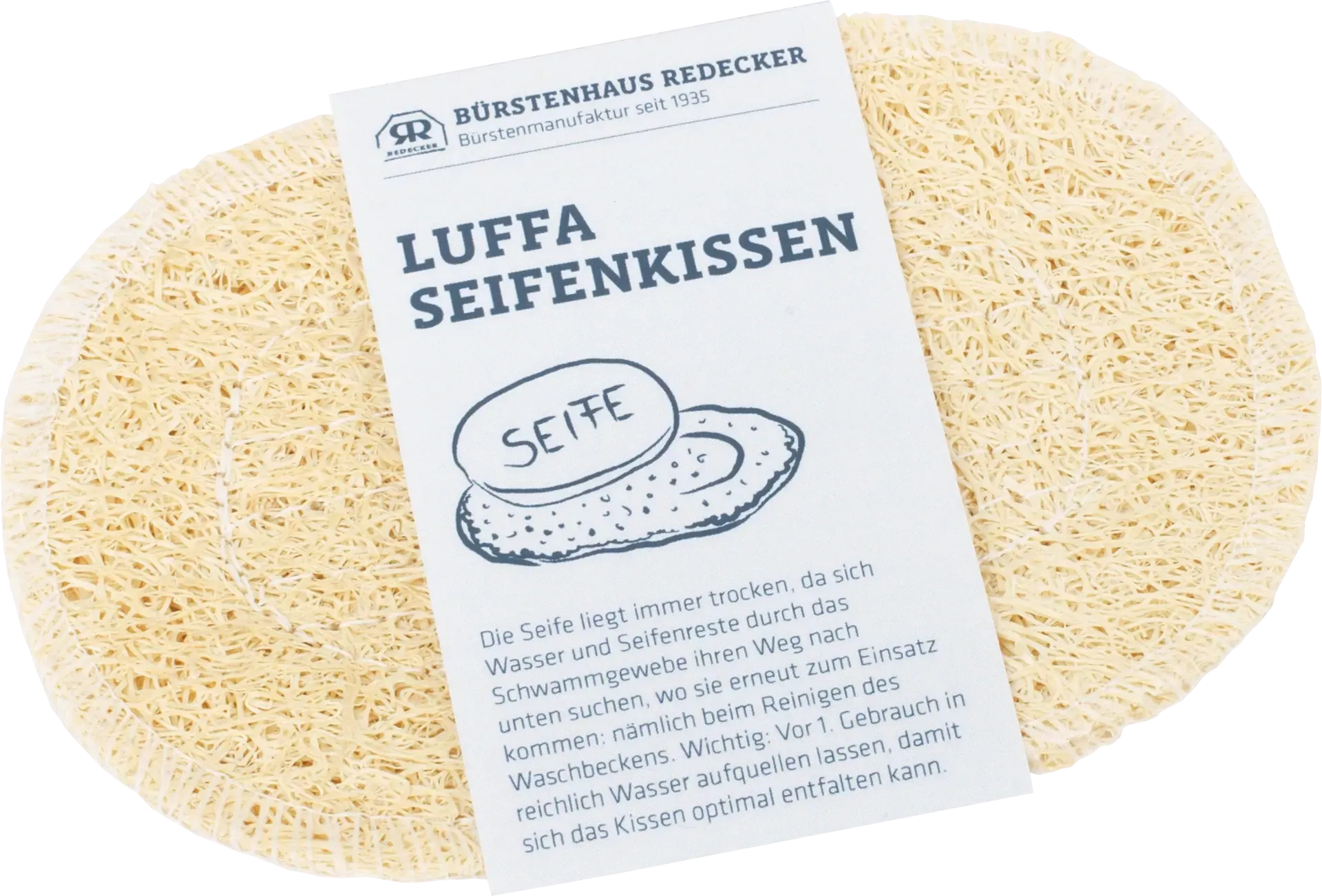 Redecker Loofah Soap Cushion