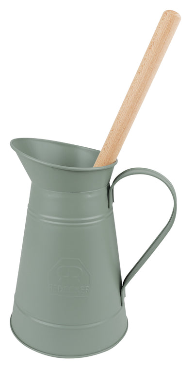 Redecker Metal Toilet Brush Holder with Toilet Brush