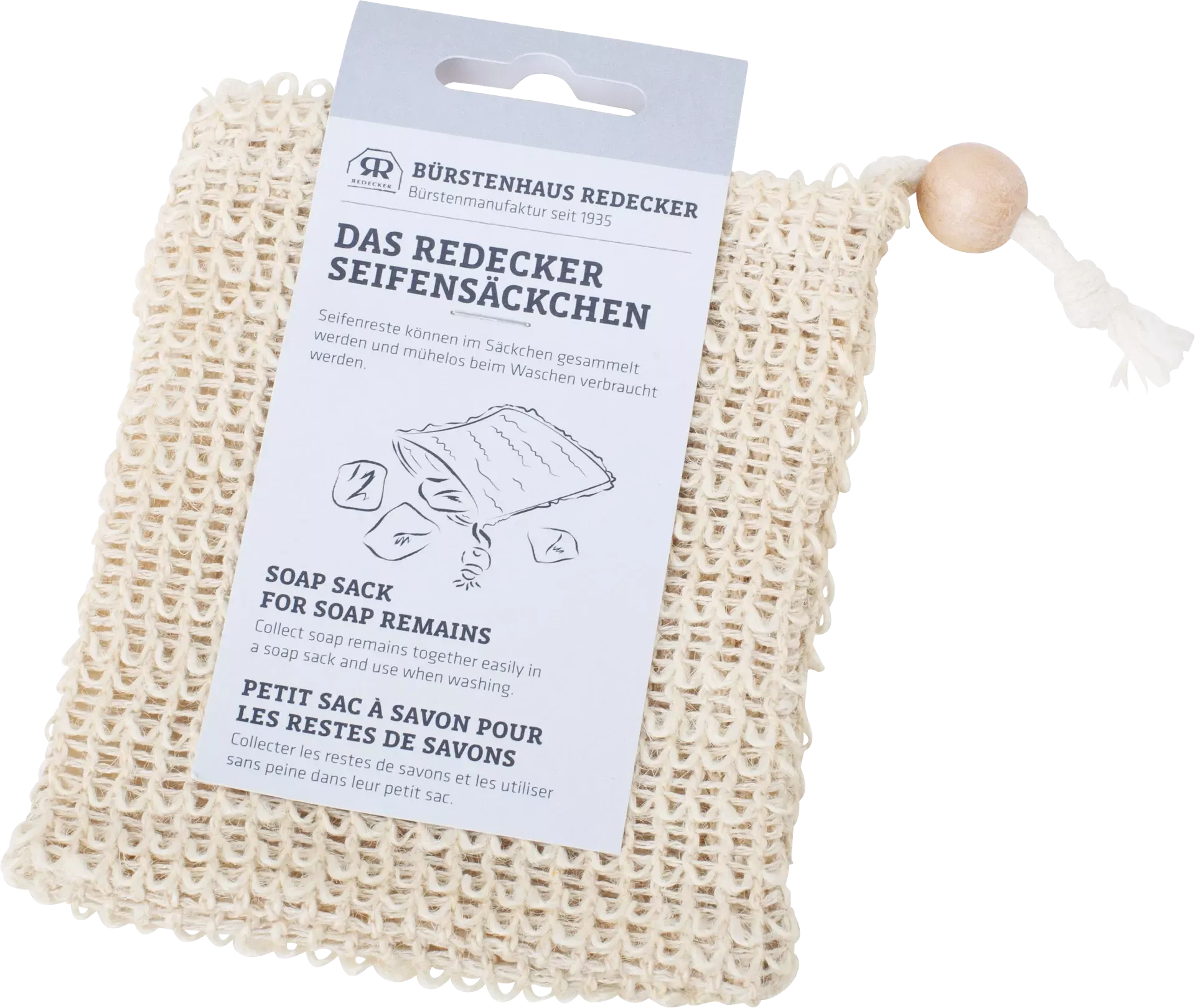 Redecker Soap Sack for Soap Remains