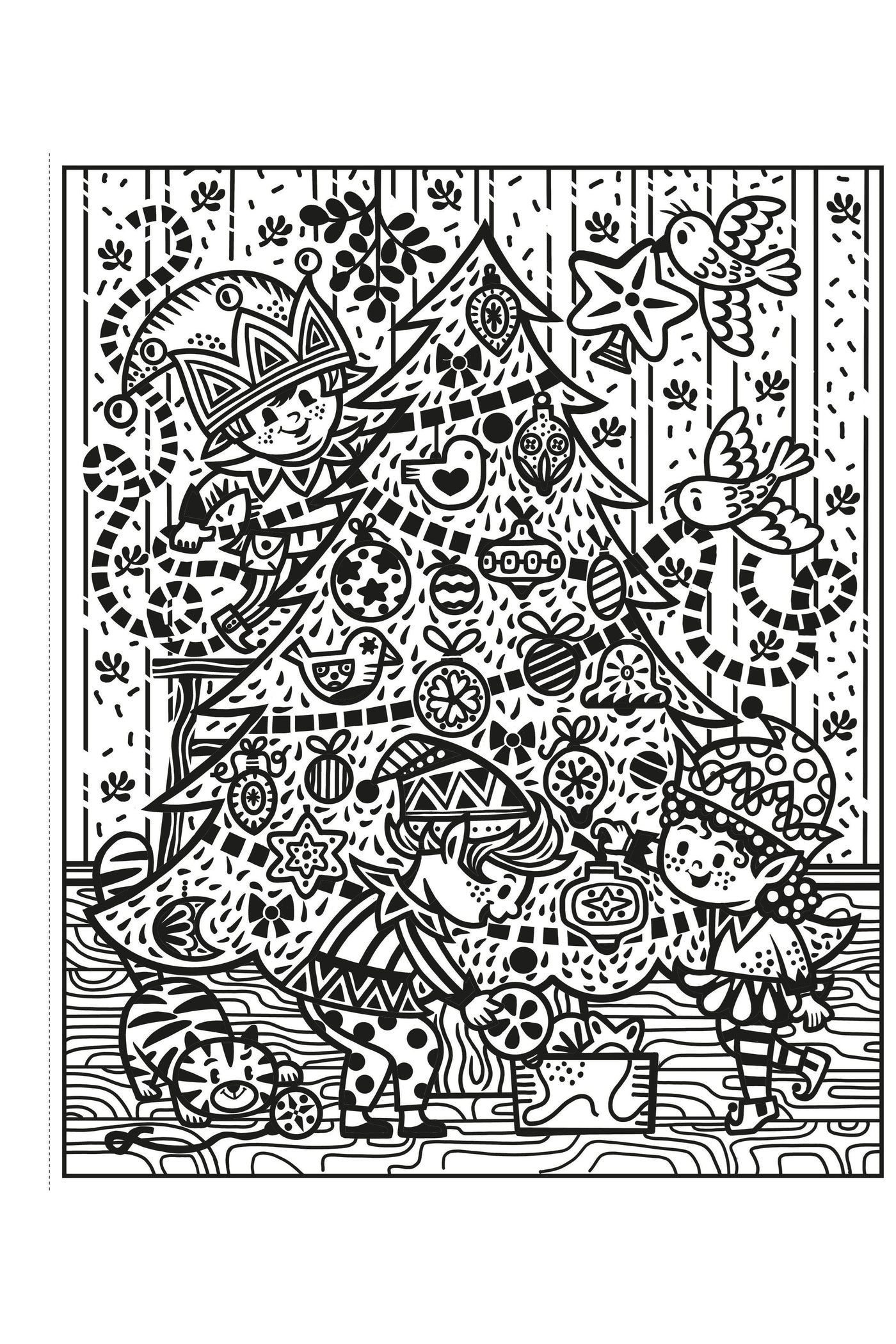 SANTA AND THE ELVES MAGIC PAINTING BOOK  (PB)