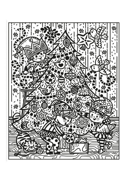 SANTA AND THE ELVES MAGIC PAINTING BOOK  (PB)