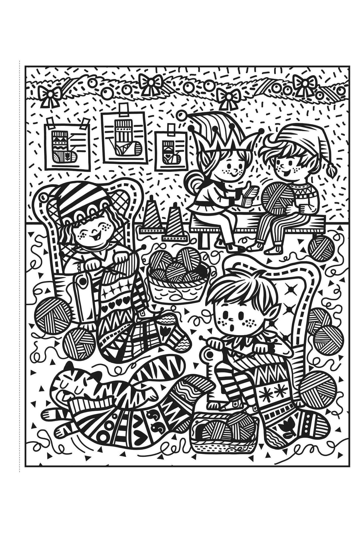 SANTA AND THE ELVES MAGIC PAINTING BOOK  (PB)