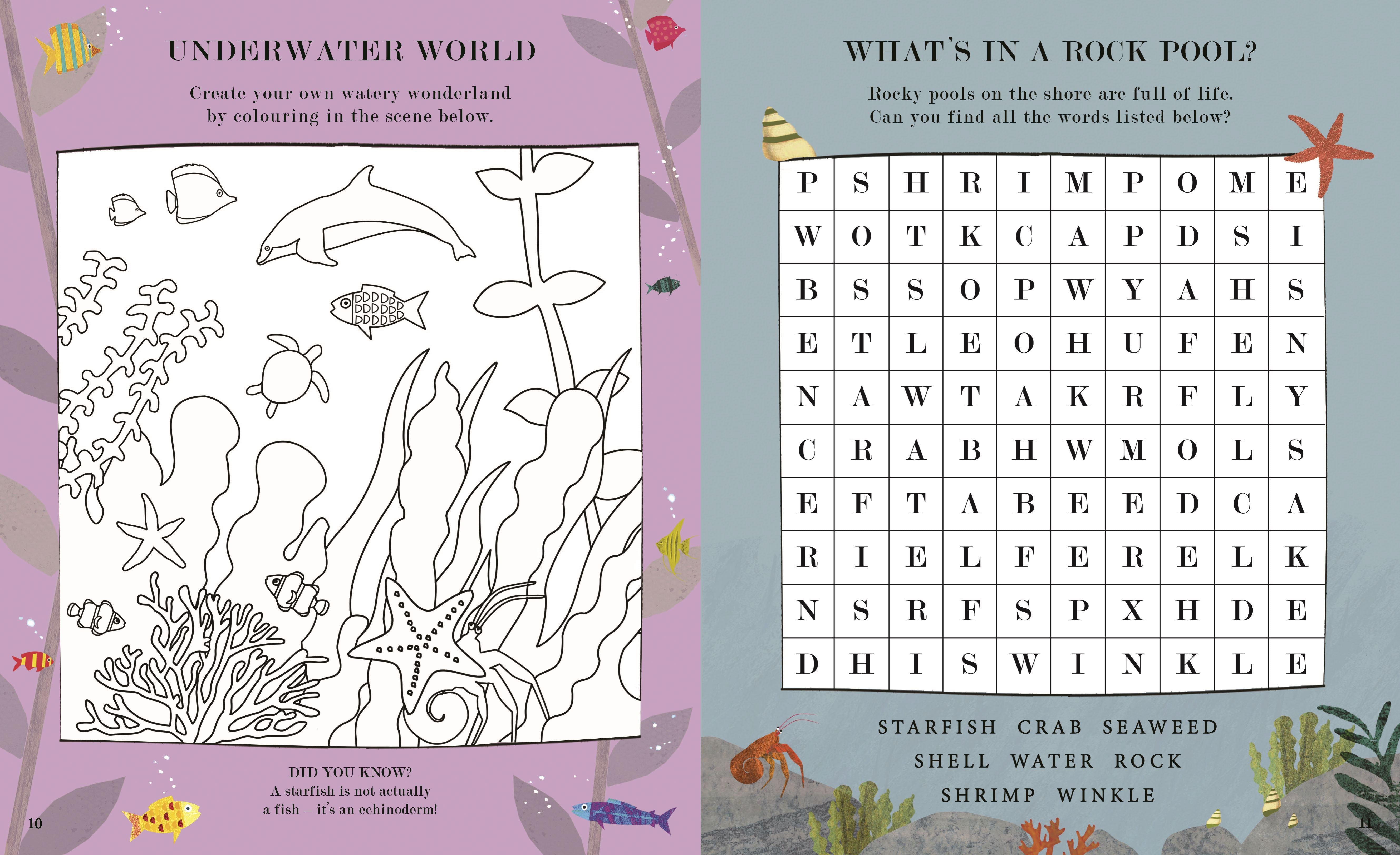 SEA: A WORLD BENEATH THE WAVES ACTIVITY BOOK (PB)