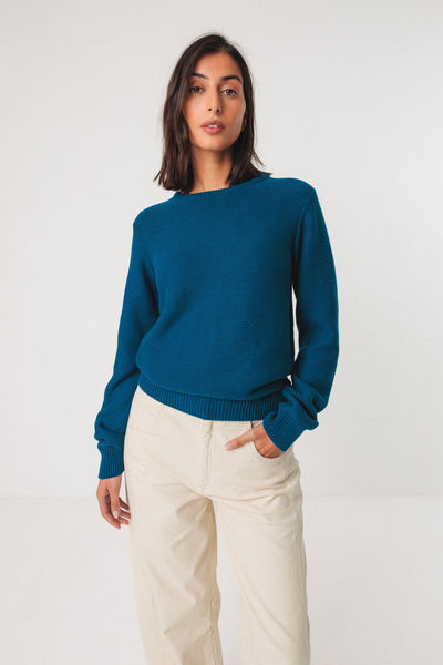 SKFK IRADI-GOTS SWEATER OXFORD BLUE