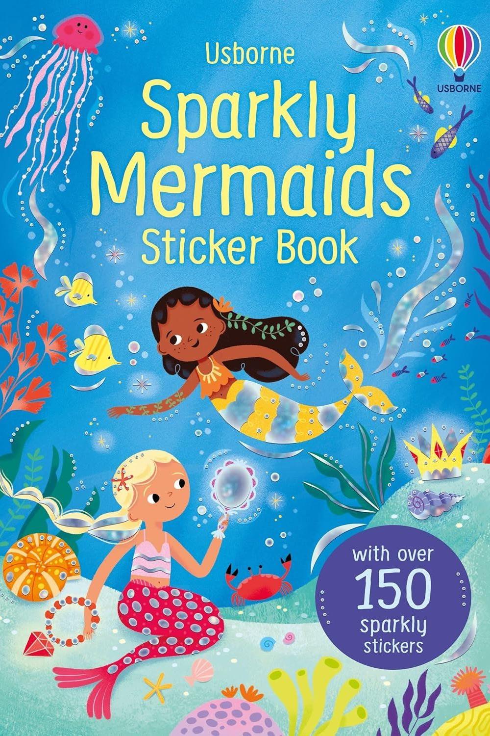 SPARKLY MERMAIDS STICKER BOOK (PB)