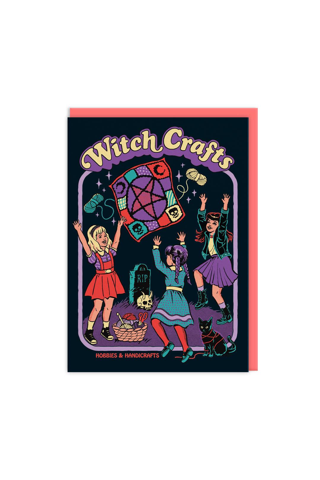Ohh Deer Witch Craft Greeting Card