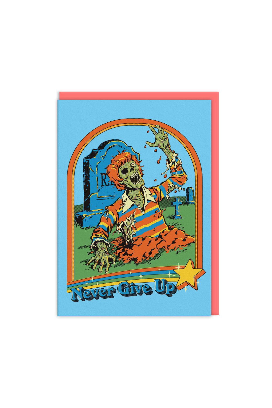 Ohh Deer Never Give Up Greeting Card