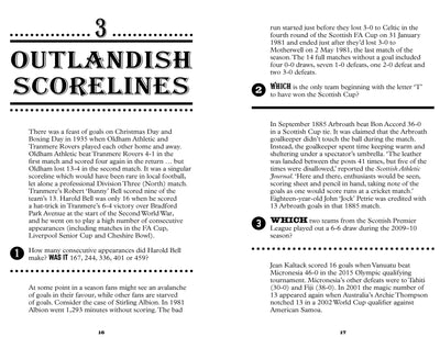 STRANGEST FOOTBALL QUIZ BOOK