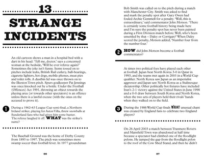 STRANGEST FOOTBALL QUIZ BOOK