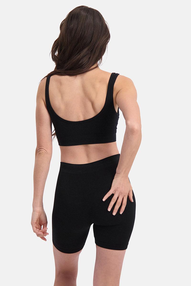 Bamboo Basics Suze Ladies Knitted Seamless Biker Shorts