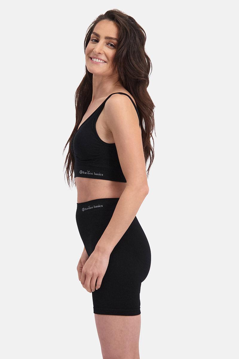 Bamboo Basics Suze Ladies Knitted Seamless Biker Shorts