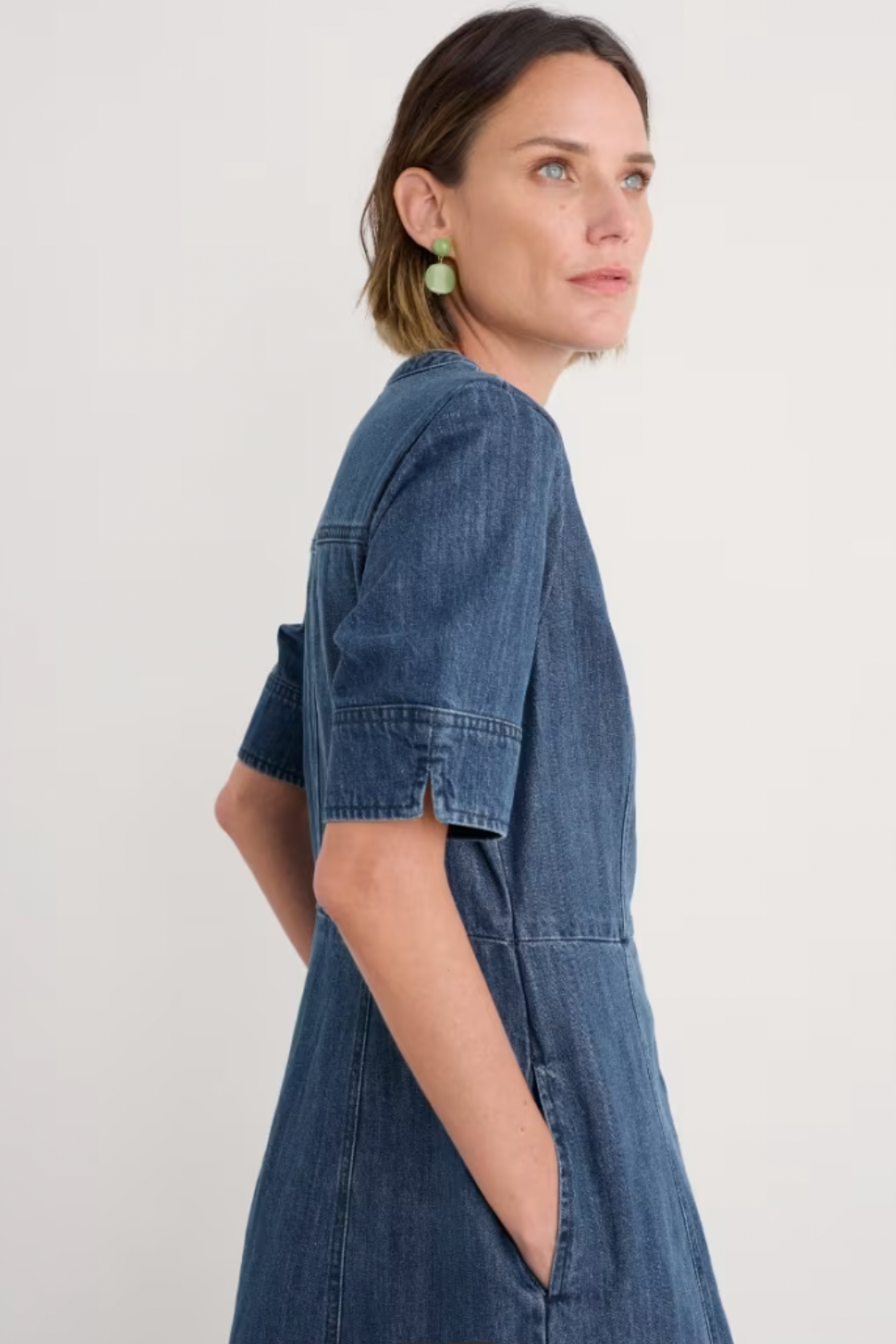 Seasalt Wightwick Dress in Indigo Wash