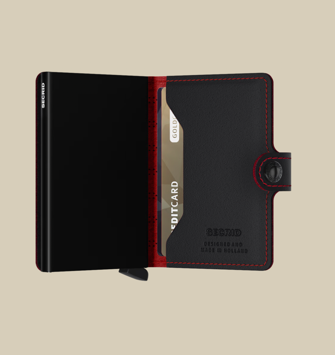 Secrid Miniwallet Fuel Black-Red