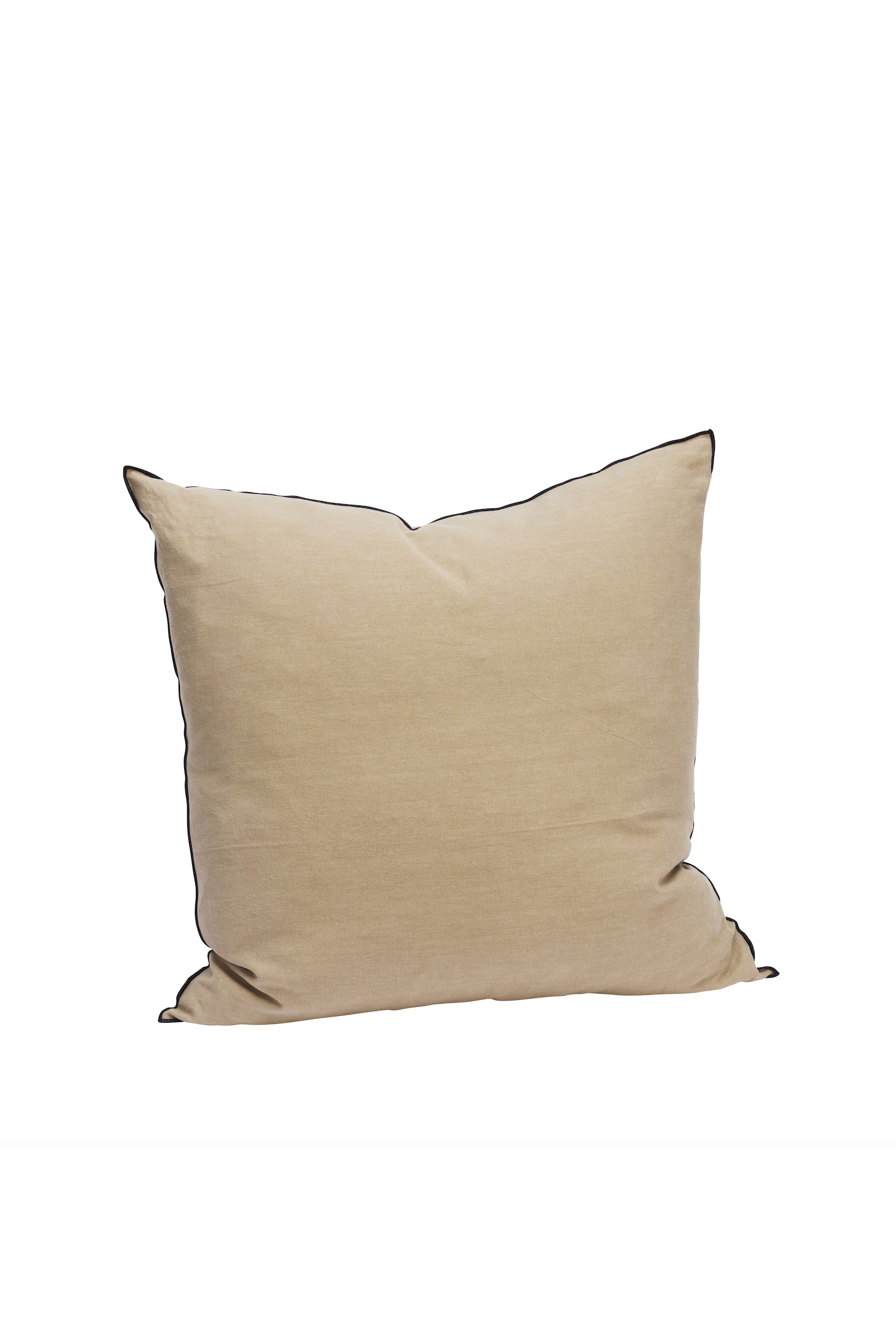 Madam Stoltz Beige Linen Cushion Cover