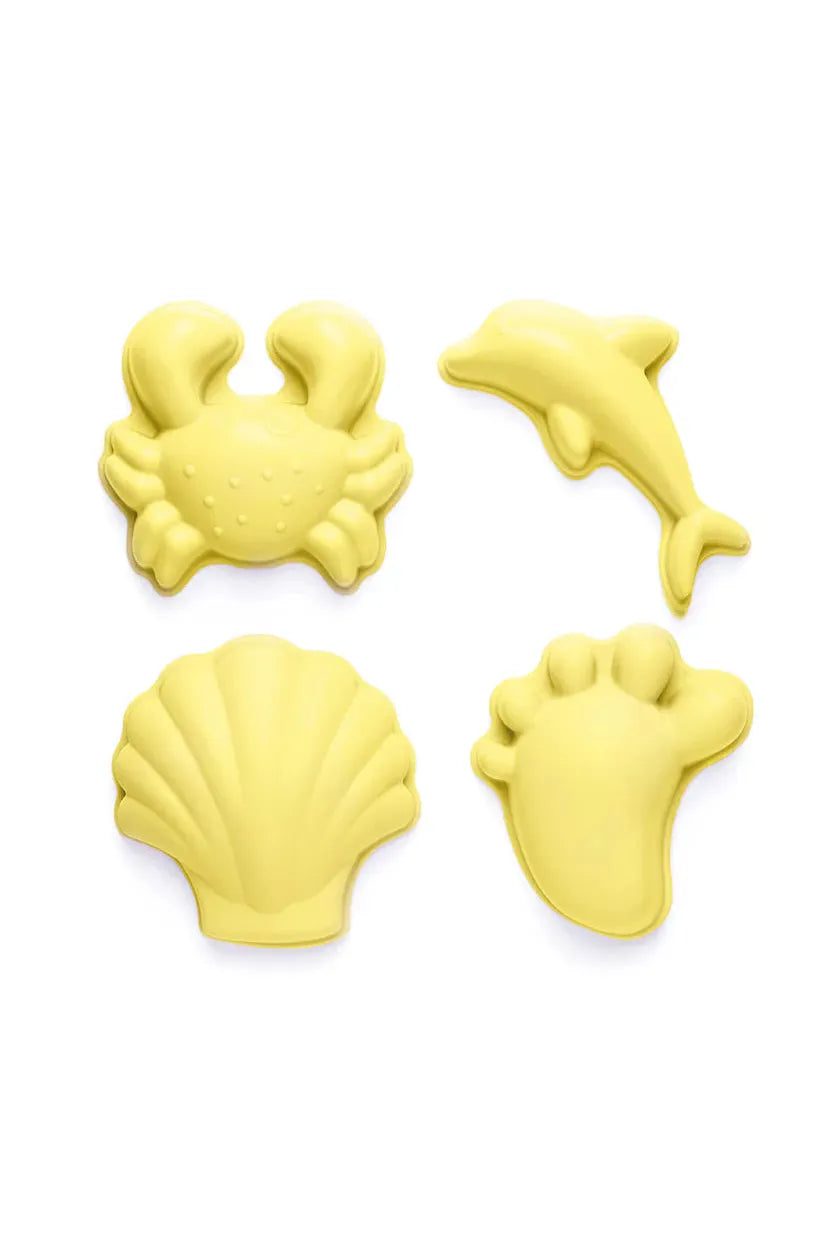 Scrunch Sand Moulds - Lemon Footprint Set