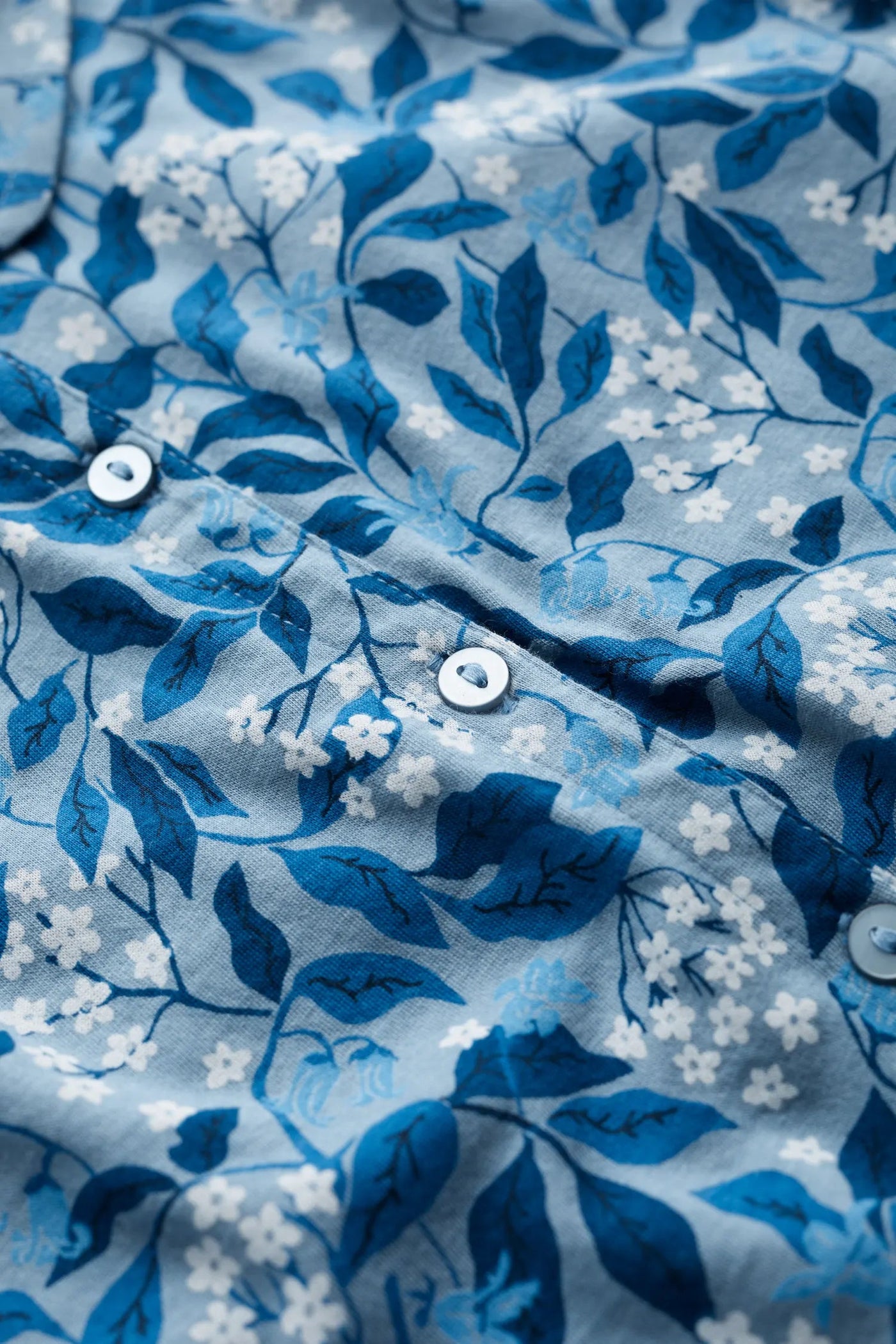 Seasalt 3/4 Embrace Shirt - Flower Meadow Blue Fog-Womens-Ohh! By Gum - Shop Sustainable