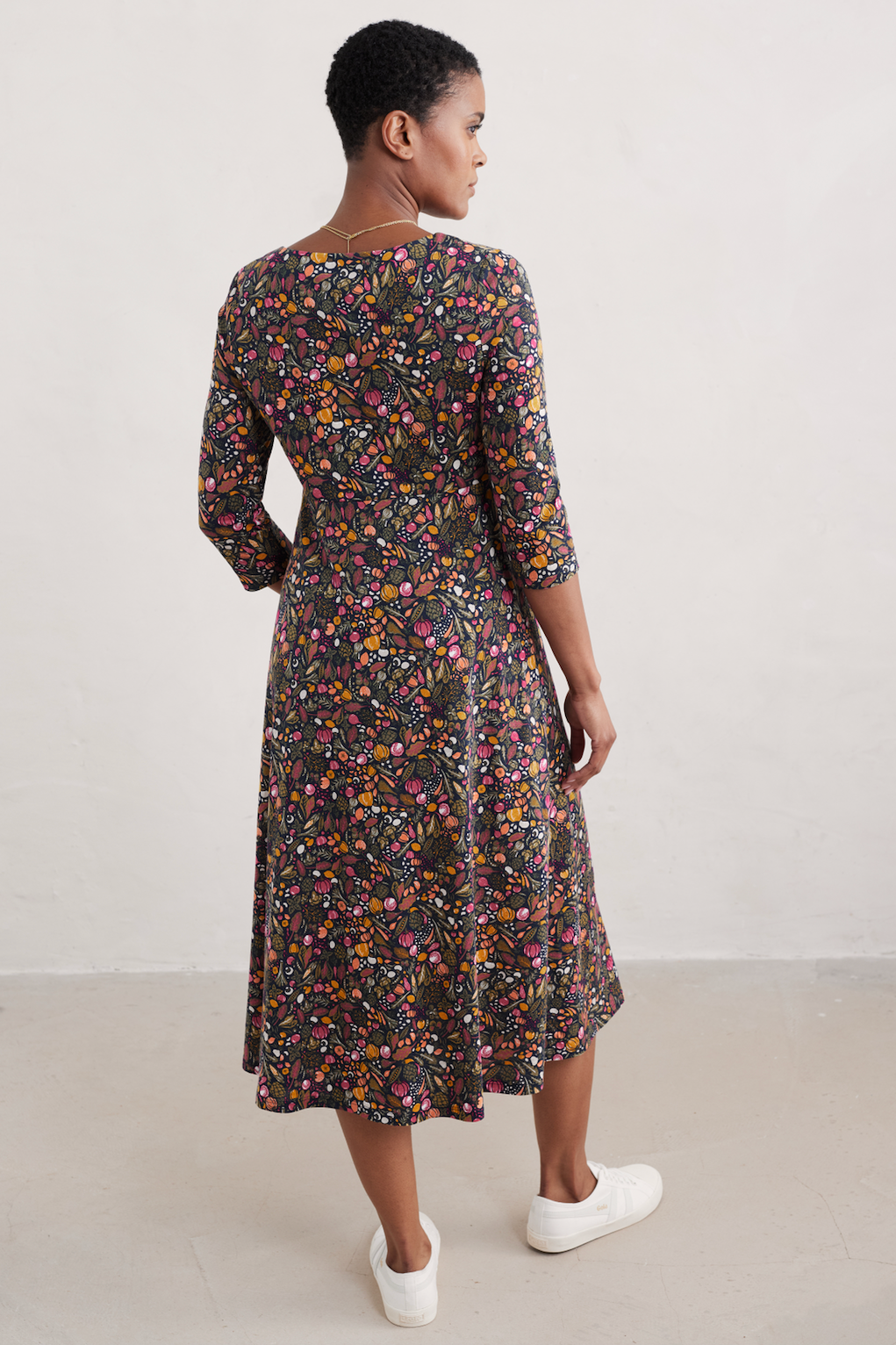 Seasalt 3/4 Secret Cove Dress in Garden Harvest Maritime-Womens-Ohh! By Gum - Shop Sustainable