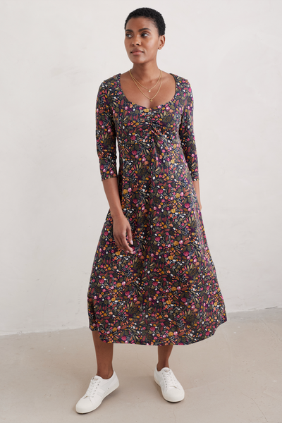 Seasalt 3/4 Secret Cove Dress in Garden Harvest Maritime-Womens-Ohh! By Gum - Shop Sustainable