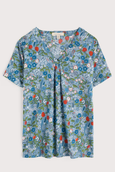 Seasalt Barnoon Top in Still Life Sea Holly